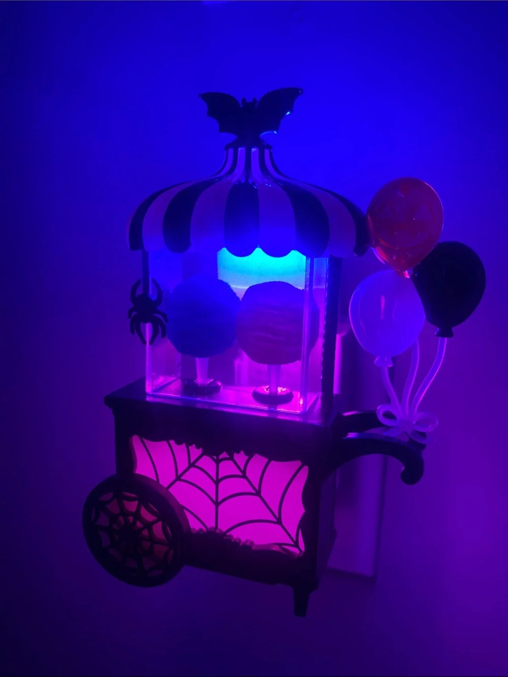 Bath & Body Works Purple & Pink Halloween Candy Cart Light